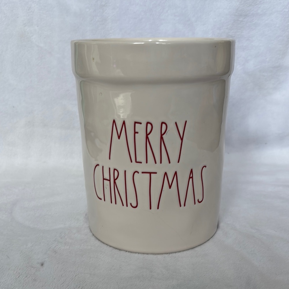 Rae Dunn Merry Christmas utensil holder